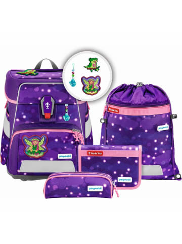 Step by Step Schulranzen-Set SPACE Playmobil  Adventures of Ayuma Leavi 5-tlg. in Lila