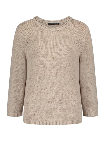 Betty Barclay Strickpullover mit 3/4 Arm in Grau Beige