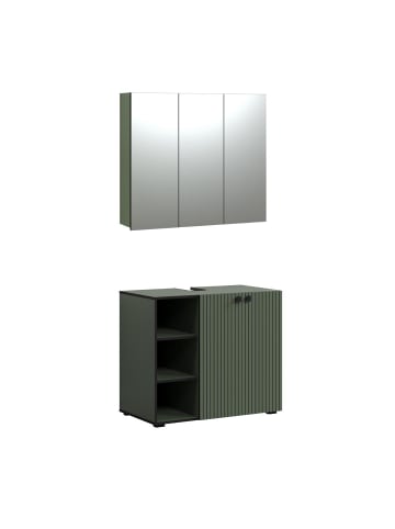 ebuy24 Badmöbelset PureBliss (2-teilig) Grün 90 x 53 cm