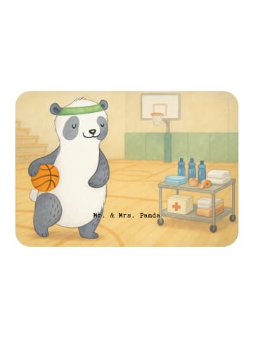 Mr. & Mrs. Panda Magnet Panda Basketball Design ohne Spruch in Weiß