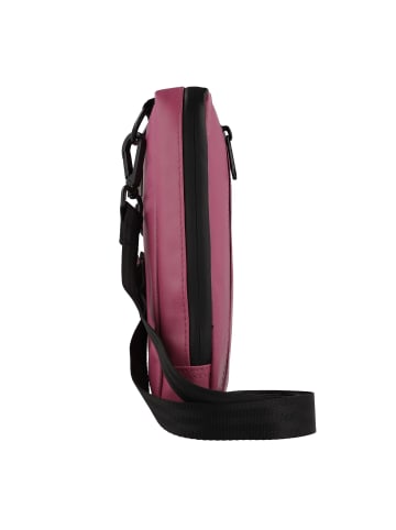 Greenburry Upcycled Tarpaulin Mini Bag Umhängetasche 14 cm fuchsia