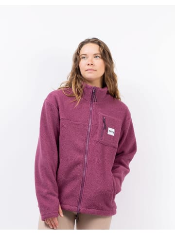 eivy Fleecejacke in Pinkgundy