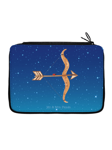 Mr. & Mrs. Panda Federmäppchen Sternzeichen Schütze ohne Spruch in Sternenhimmel Blau