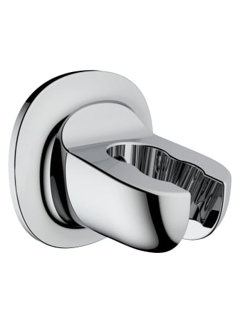 Wenko Brausehalter, Befestigung ohne bohren in Silbern, (B) 6 x (H) 7 x (L) 7 cm