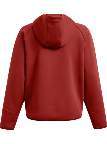 Under Armour Fleecejacke/Fleecepullover "Unstoppable Fleece Fz" in Orange