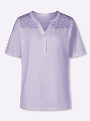 Sieh an! Kurzarmshirt in flieder