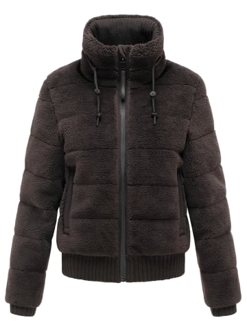Navahoo Plüschjacke Schneepuder 14 in Choco