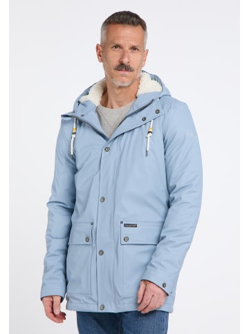 Schmuddelwedda Regenjacke Mit Teddyfutter in HELLBLAU