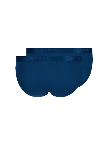 Skiny Slip 2er Pack in Blau