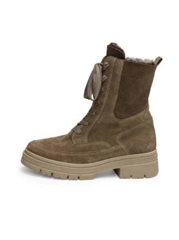 VITAFORM Veloursleder Stiefeletten in dunkeltaupe