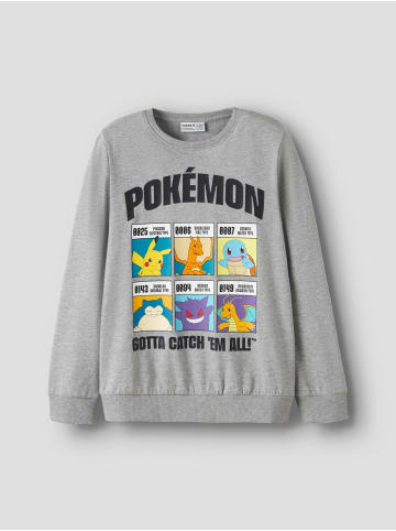 name it Sweatshirt Nkmstus Pokemon in grey melange