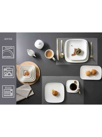 Ritzenhoff & Breker 6er Set Kaffeeuntertassen Arena ø 13 cm in weiß