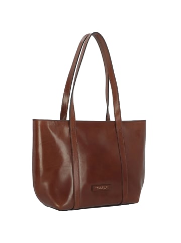 The Bridge Vittoria Shopper Tasche Leder 36 cm in brown-gold