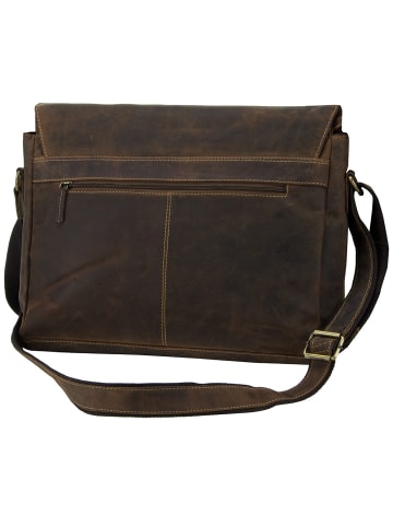 Greenburry Laptoptasche Vintage XXL Tasche in Sattelbraun