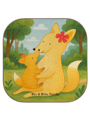 Mr. & Mrs. Panda unterleger Fuchs Mama Design ohne Spruch in Weiß