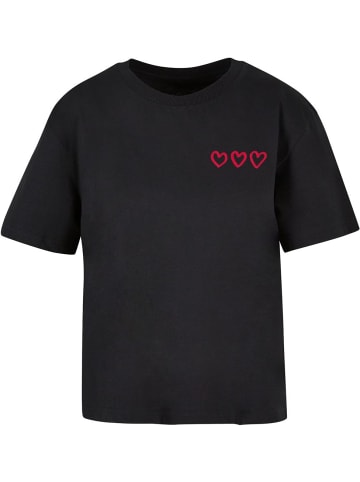Mister Tee Shirt "Three In A Row Tee" in Schwarz