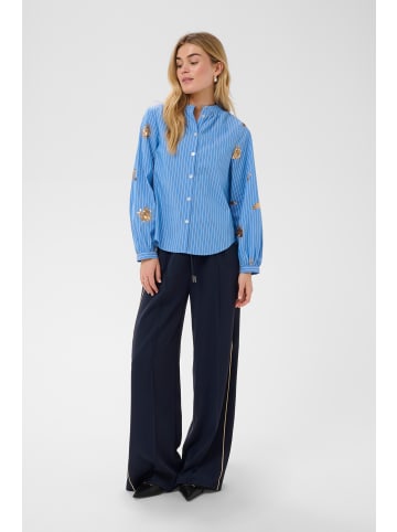 SAINT TROPEZ Casual Hose SueSZ Lockere Passform in Night Sky