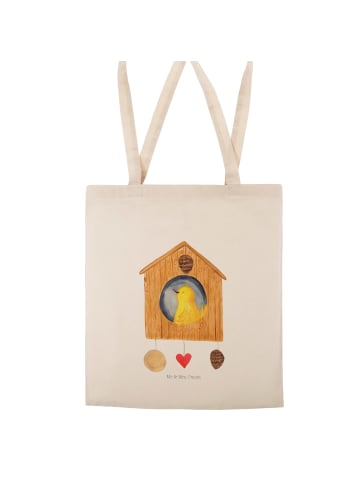 Mr. & Mrs. Panda Tote Bag Vogelhaus Home ohne Spruch in Creme