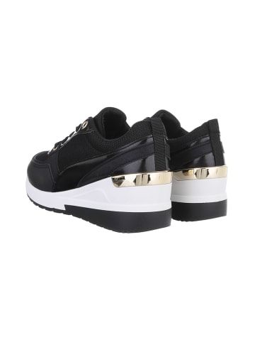 Ital-Design Freizeitschuh in Schwarz und Weiß