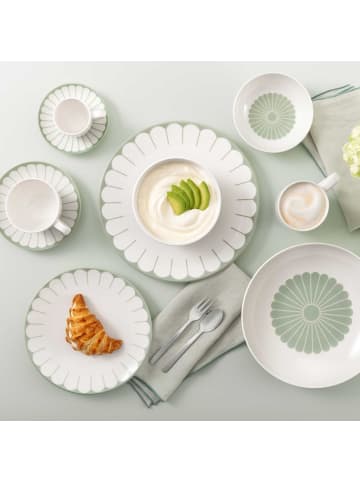 Villeroy & Boch 12er Set Tafelservice Fleur Couleur in Vert