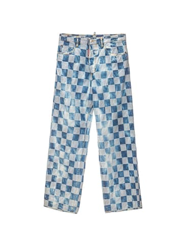 Dsquared² Blau Baumwolle Relaxed Fit Jeans