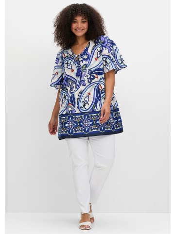 sheego by Joe Browns Tunika in offwhite-gemustert