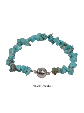 Steuer Modeschmuck Metall in türkis
