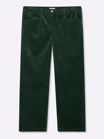 sheego Cordhose in moos