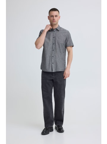 BLEND Leinenhemd BHAban in Schwarz