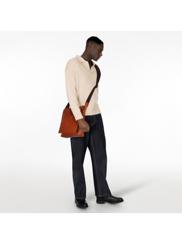 Greenburry Newport Messenger Leder 24 cm caramel