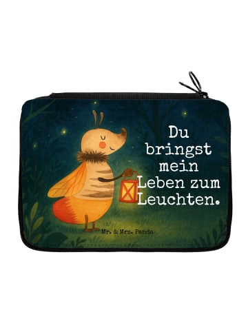 Mr. & Mrs. Panda Federmappe Glühwürmchen Design mit Spruch in Weiß