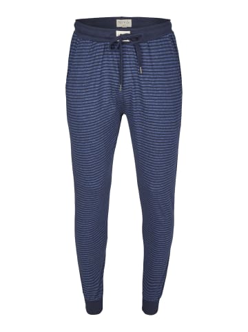 Phil & Co. Berlin  Pyjama Long in navy-gestreift