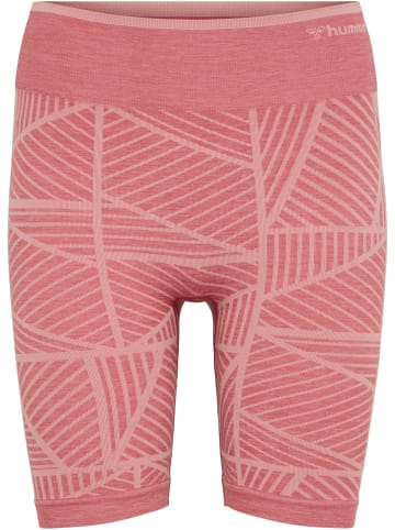 Hummel Hummel Shorts Hmlmt Yoga Damen Atmungsaktiv Feuchtigkeitsabsorbierenden Nahtlosen in WITHERED ROSE/ROSE TAN MELANGE