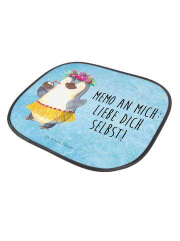 Mr. & Mrs. Panda sonnenschutz Pinguin Kokosnuss mit Spruch in Eisblau