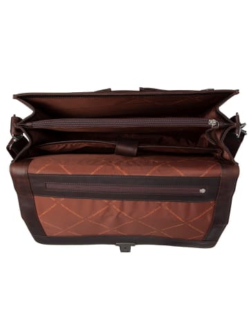 The Chesterfield Brand Stuttgart Aktentasche Leder 38 cm Laptopfach brown