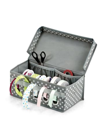Zeller Present Geschenkband-Box in grau