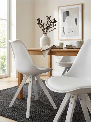 KADIMA DESIGN 2er Set Retro Esszimmerstuhl Skandinavisch, Polsterstuhl