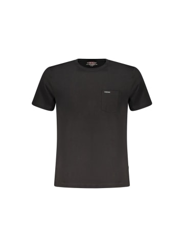Guess Jeans Schwarzes Bio-Baumwoll-T-Shirt