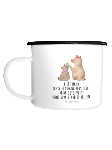 Mr. & Mrs. Panda Becher Bär Kind mit Spruch in Weiß