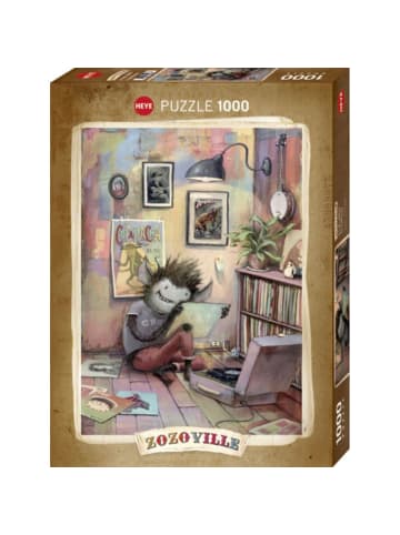 HEYE Puzzle Friendly Fox / Floral Friends in Bunt