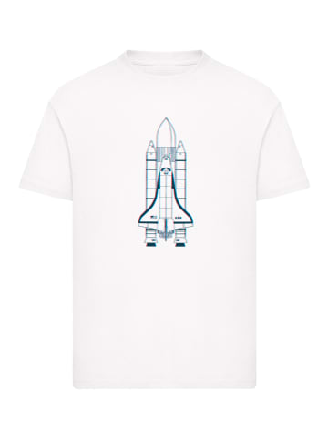F4NT4STIC T-Shirt NASA Space Shuttle Enterprise Two Tone in weiß