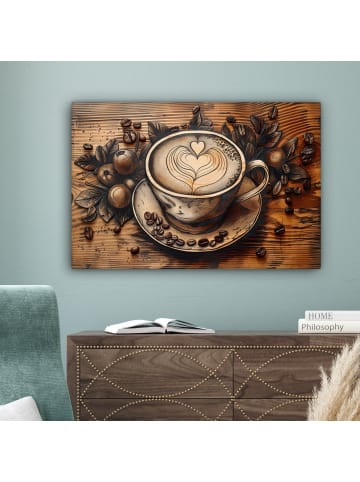MuchoWow Leinwand bilder Kaffee (BxH)