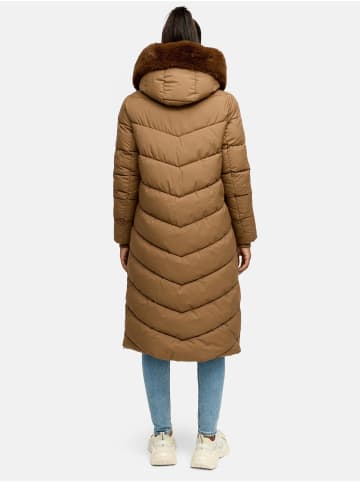 Tazzio Wintermantel mit Kapuze "F801" - in Camel