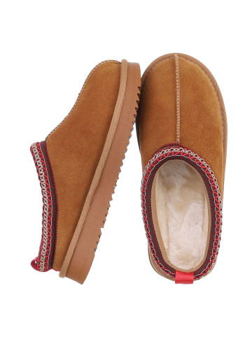 Ital-Design Stiefelette in Camel