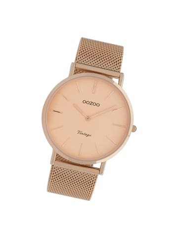 Oozoo Armbanduhr Oozoo Vintage Series roségold groß (ca. 40mm)