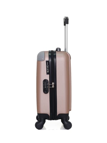WAVE PARIS Handgepäck Koffer CONGO in Rosa (26L)