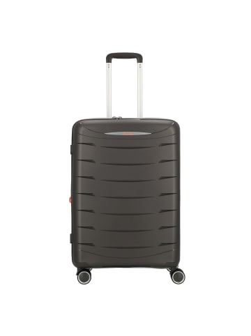 Jump Furano 2 4 Rollen Trolley 66 cm mit Dehnfalte in carbone