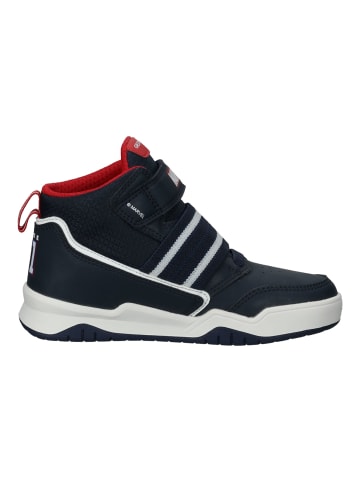 Geox Sneaker in Navy/Rot