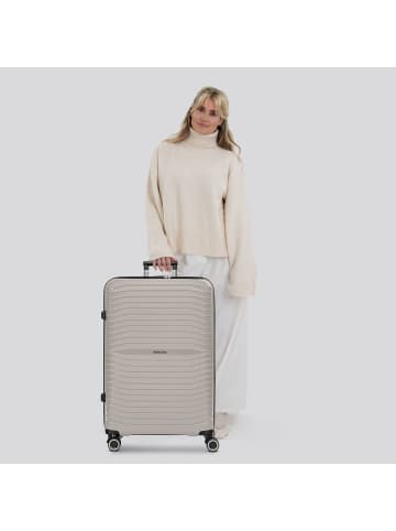 Stratic Shine 4 Rollen Trolley 76 cm in taupe