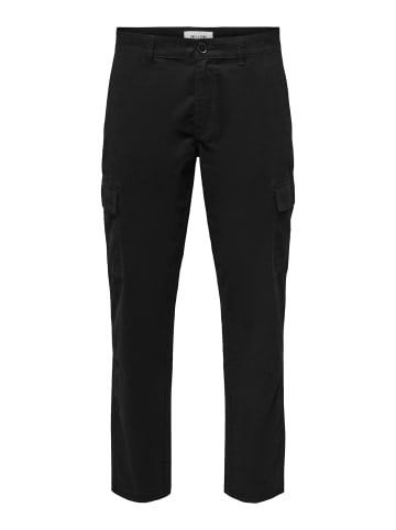 Only&Sons Cargohose 'TURIN' in schwarz